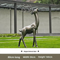 Outdoor abstract sika deer lawn decorative sculpture landscaping