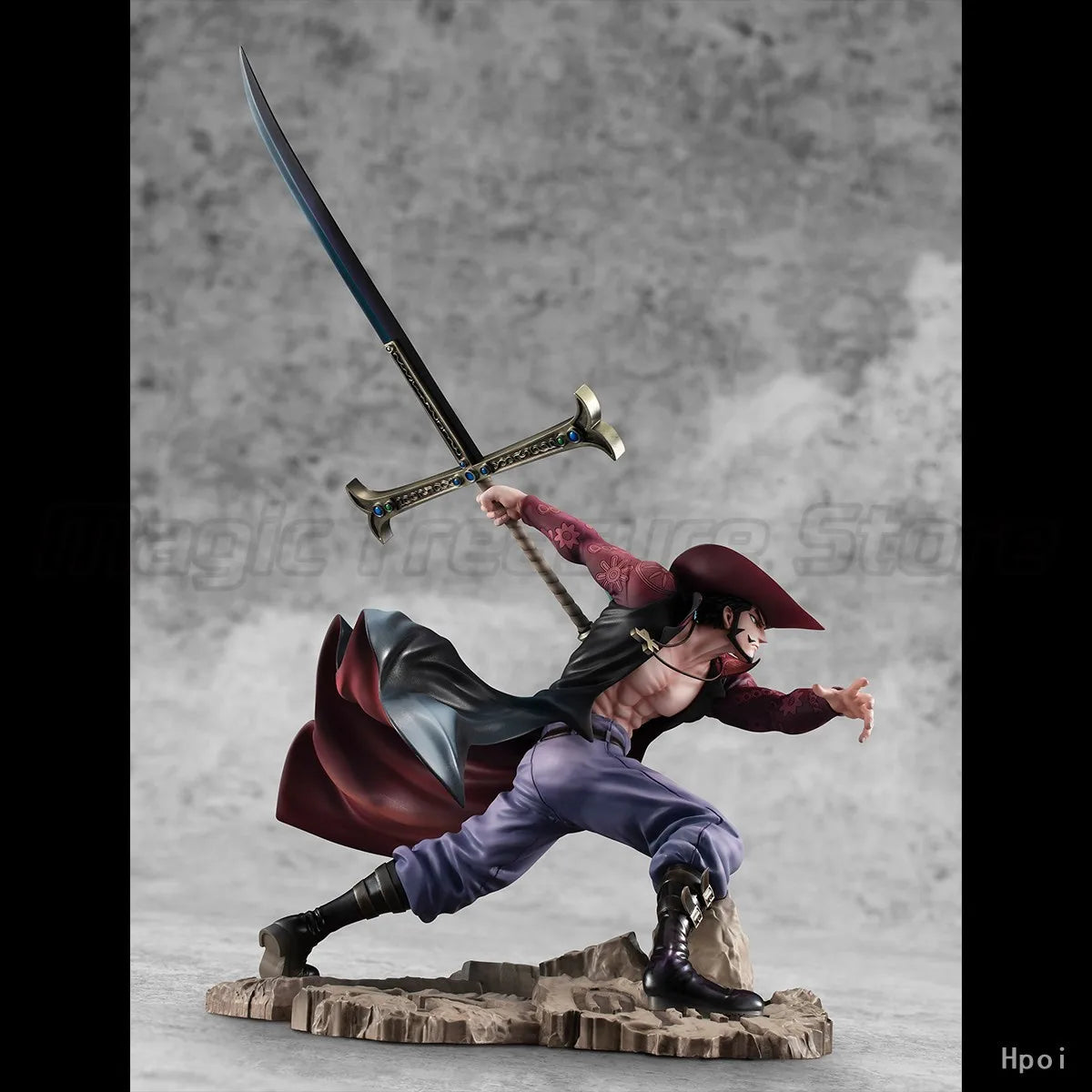 【MT】Original MegaHouse POP Maximum ONE PIECE DRACULE.MIHAWK 1/8 Scale Figure Toy Collection Ornament