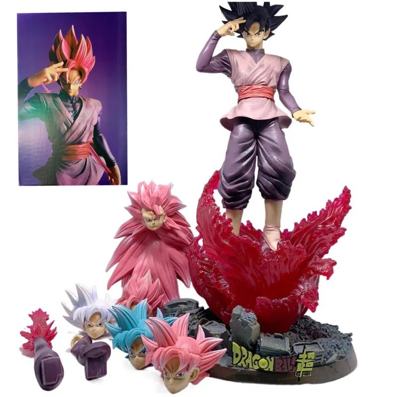 YUNQI CREATE Studio PVC GK Dragon Ball Z Son Goku Ultra Instinct Statue 50cm DBZ Anime Model Action Figure Collection Toy Figma