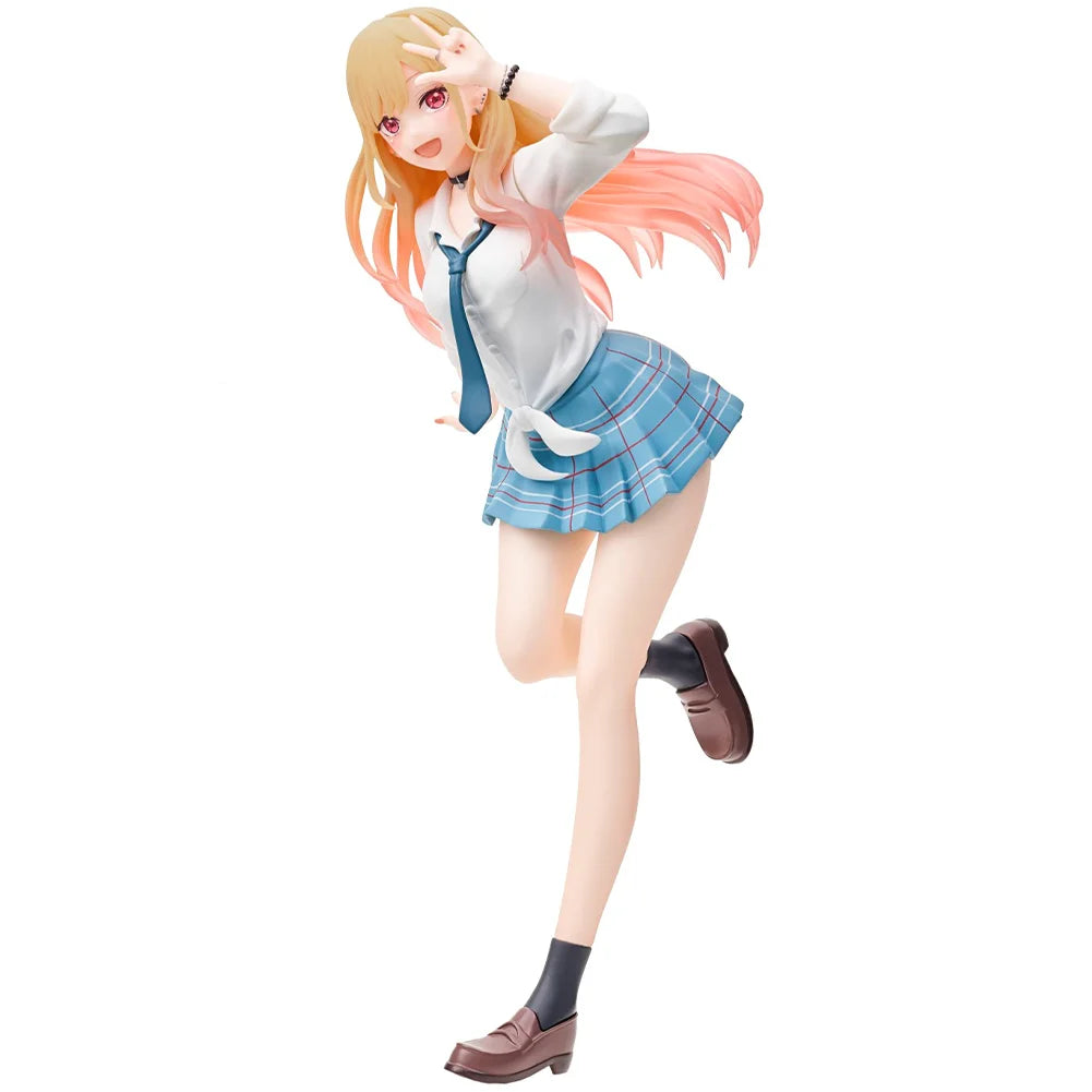 Anime Kitagawa Marin Figur Kitagawa Marin Actionfigur JK Schuluniform Mädchen Figur Statue Sammlung Modell Spielzeugpuppe Geschenke