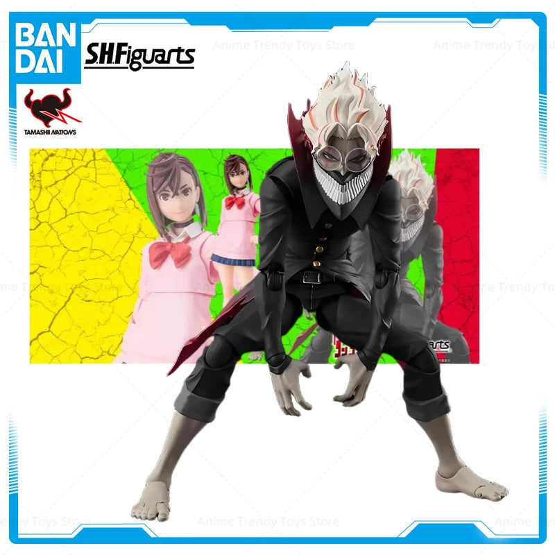 Original Bandai SHFiguarts SHF Dandadan Momo Okarun (Transformiert) DAN DA DAN Anime Actionfigur Spielzeug Geschenk Modell Sammlung WY
