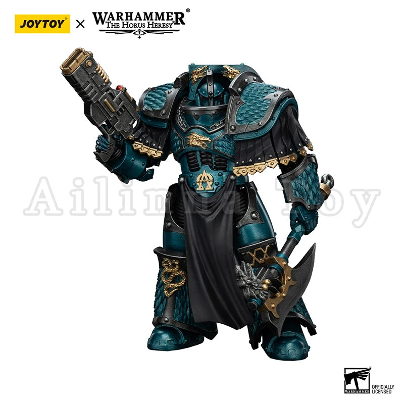 JOYTOY 1/18 Action Figure The Horus Heresy Alpha Legion Legion Praetor In Cataphractii Terminator Armour Lernaean Ter