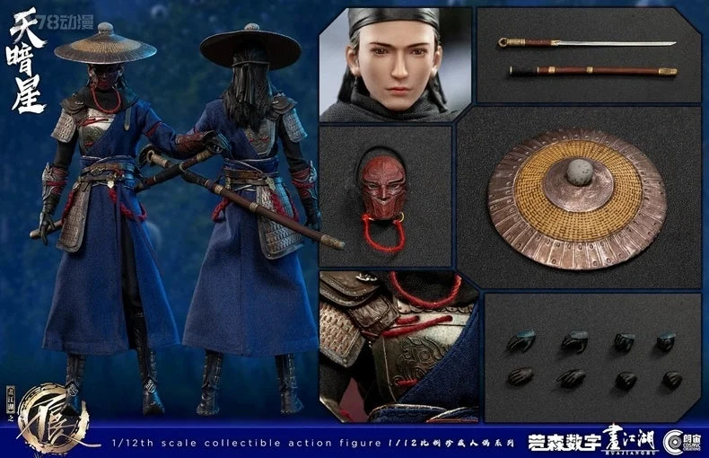 In Stock COSMIC CREATIONS 1/12 The Legend Yuan tiangang Li Xingyun Dark star Movable Model Anime Figures Model Toys Collect