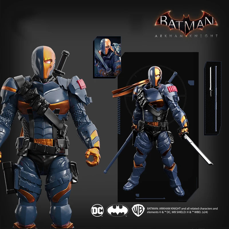 6PCS Batman Arkham Knight assembled Model Blind Box 7style 10cm Action figures Collection Hobby Model Ornaments Boys Toys Gifts