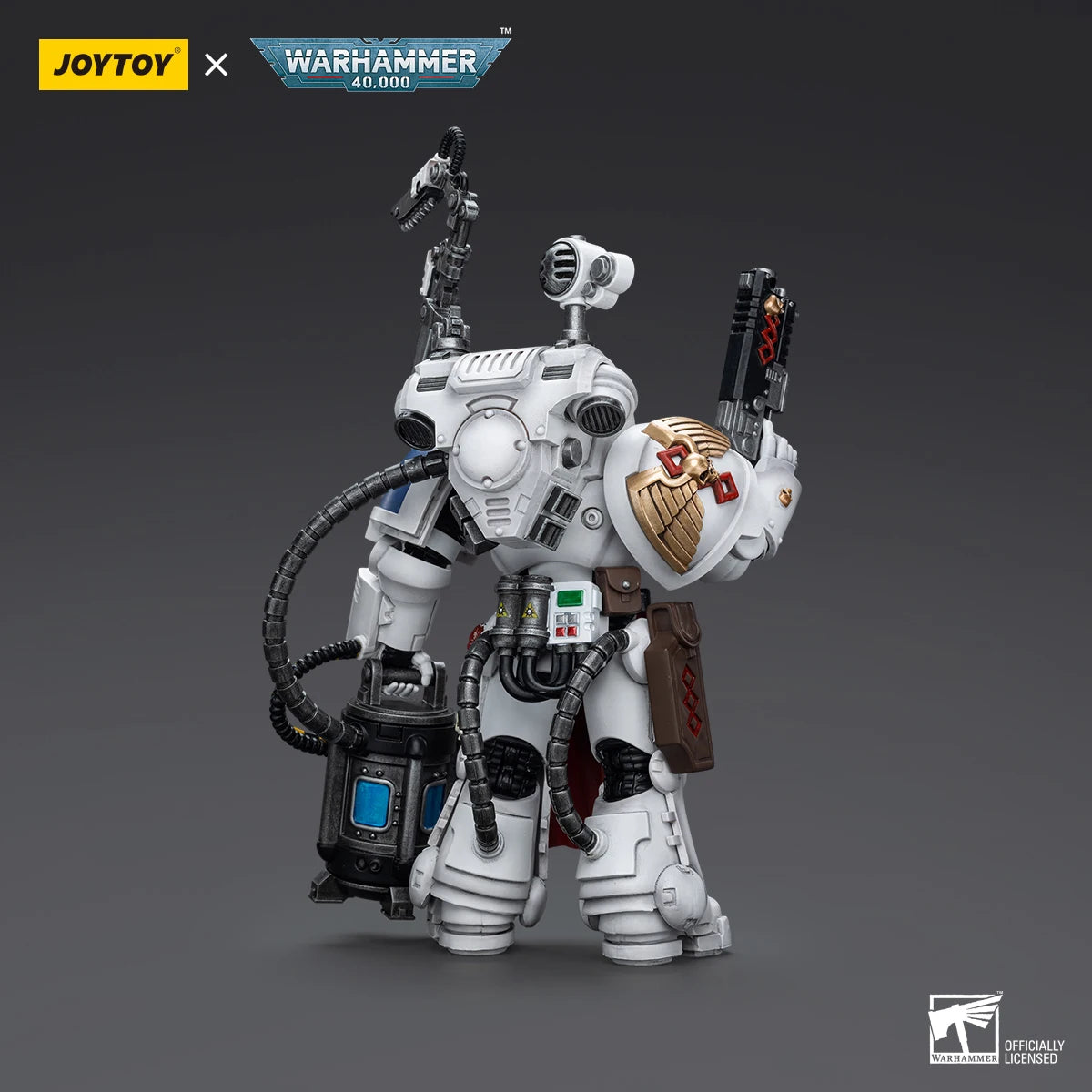 JOYTOY Warhammer 40K Uitramarines Apothecary Biologis Action Figures Model Collection Original Doll Decoration Gift Garage Kits