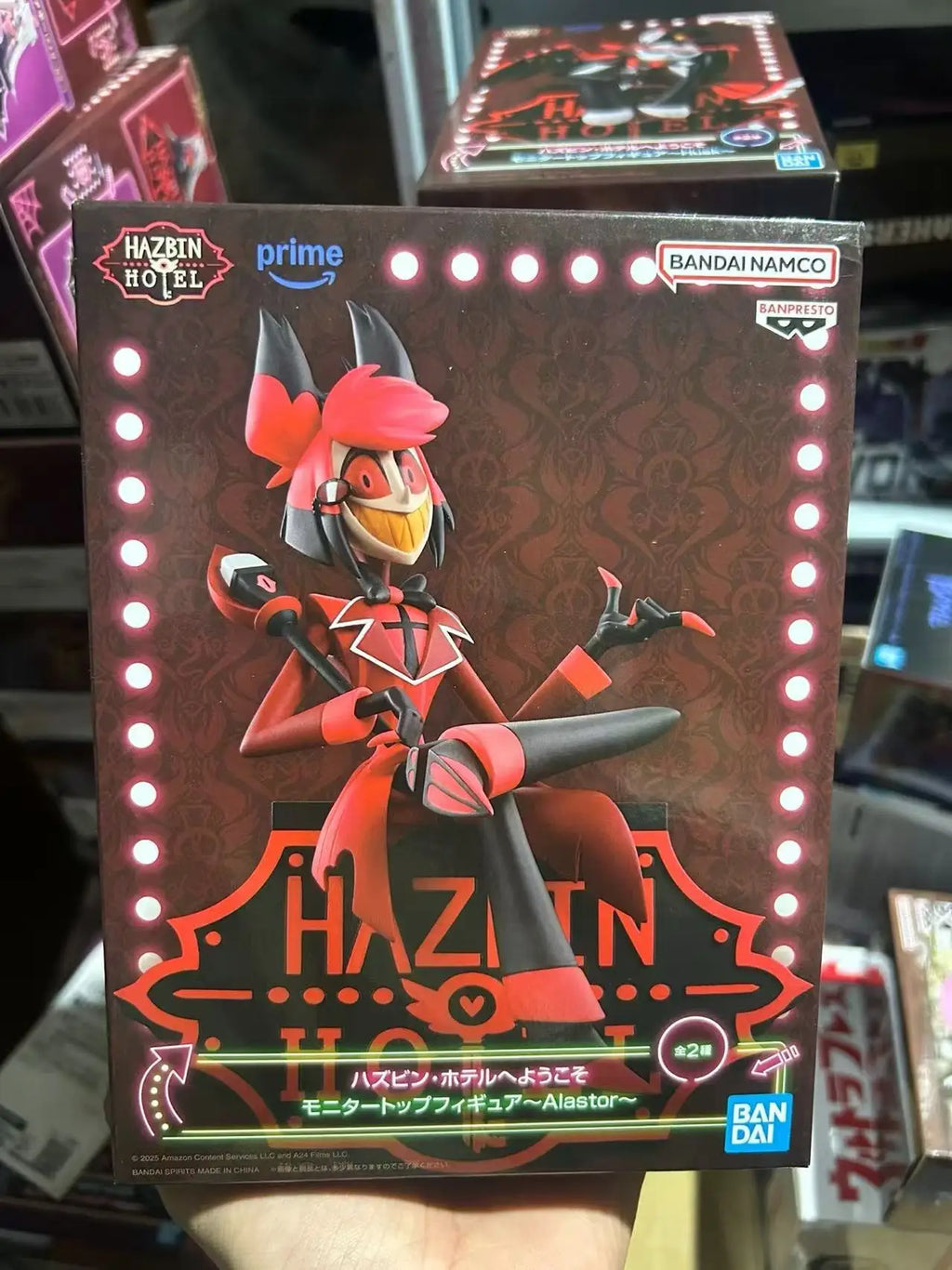 Banpresto BANDAI Hazbin Hotel Alastor In Stock Original Anime Figure Model Genuine Boxed Toy
