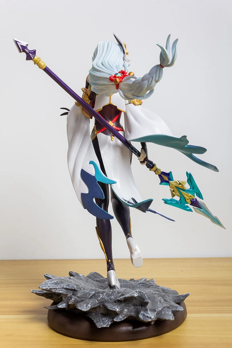 30cm Game Peripherals GK Genshin Impact Anime Figures ShenHe Action Figure Collectible Decoration Ornaments Model Doll Toys Gift
