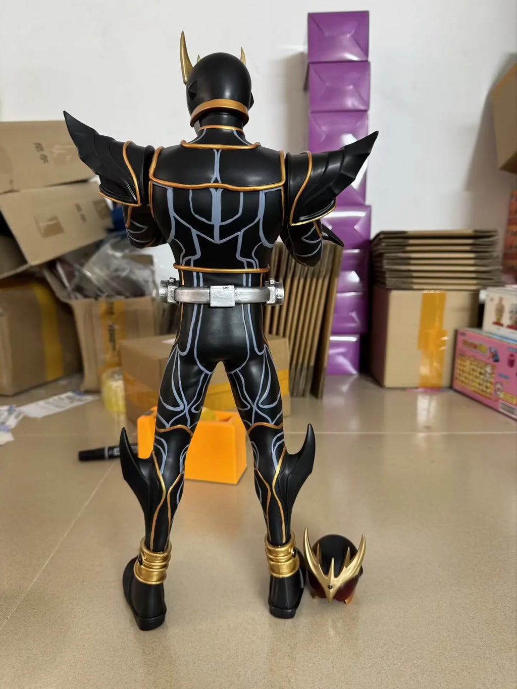 45cm Kamen Rider Anime Figure Masked Rider Kuuga Perimeter PVC Model Statue Desktop Decoration Ornaments Kids Birthday Gifts Toy