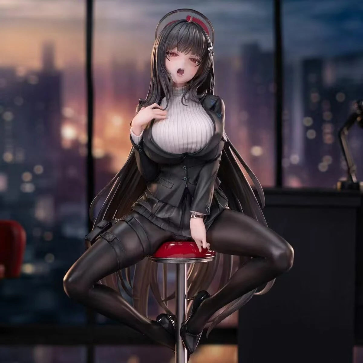 25cm Blue Archive Figures Tsukatsuki Rio Figure Sexy Girl Tsukatsuki Anime Figurine Pvc Models Statue Collection Kids Toys Gifts