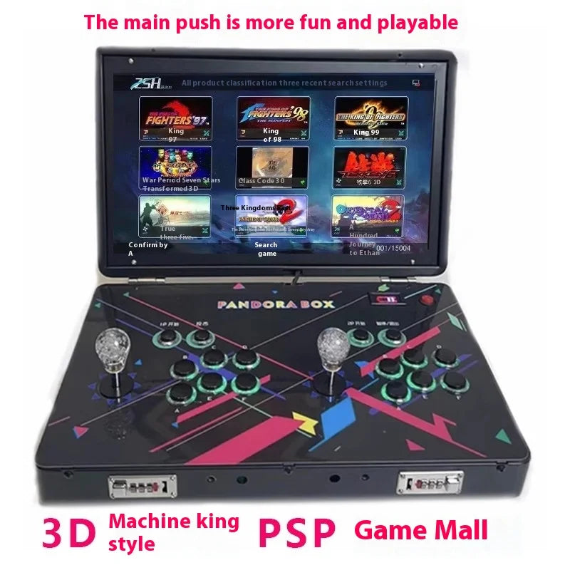 Arcade Pandora Game Console Multi in One Moonlight Box Portable Folding Fighting Game Console Customizable