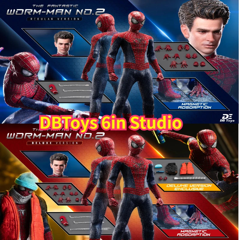 DBToys 6in Studio Amazing Bugman No. 2 Amazing Spider-Man Action Figure Soldier 1/12 Figure