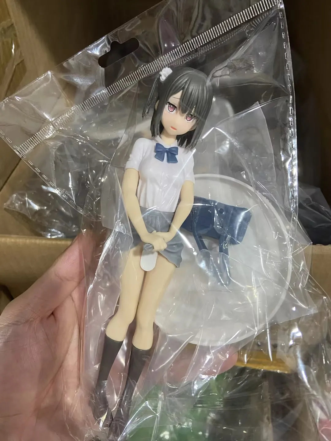 20CM Anime I'm back Shizuku chan Figure Standing Sailor Suit JK Dress Up Model Toy Gift Collection Aciton Figure