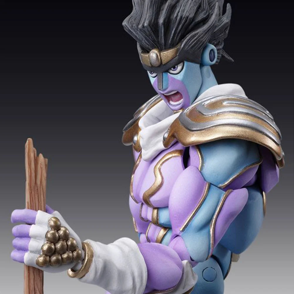 17cm Anime JoJo Figure Purple Star Platinum Action Figure star platinum figure Removable Statue Standing Model Ornament Toy Gift