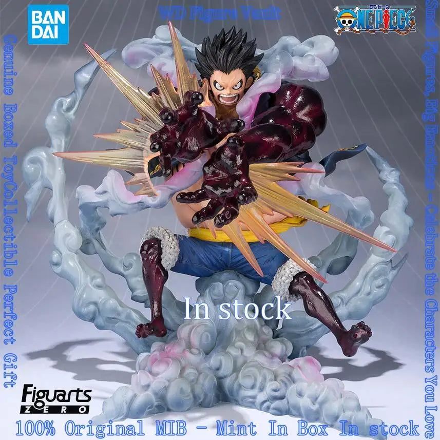 In stock Bandai Figuarts ZERO Monkey D. Luffy Gear 4 -Lion Bazooka- Figures Anime Model Genuine Boxed Toy Gift
