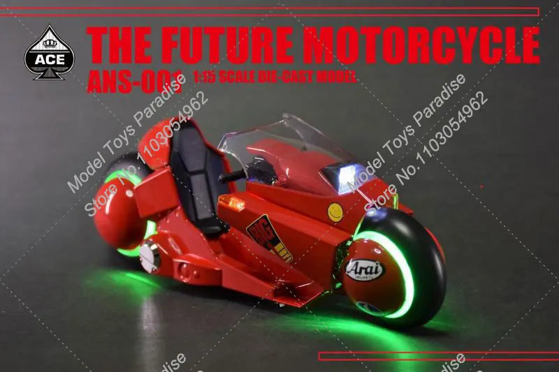 ACE TOYZ ANS-001 1/15 Scale Male Soldier Akira Future Motorcycle Combat Vehicle Driver Model Accessories Fit  Action Figure