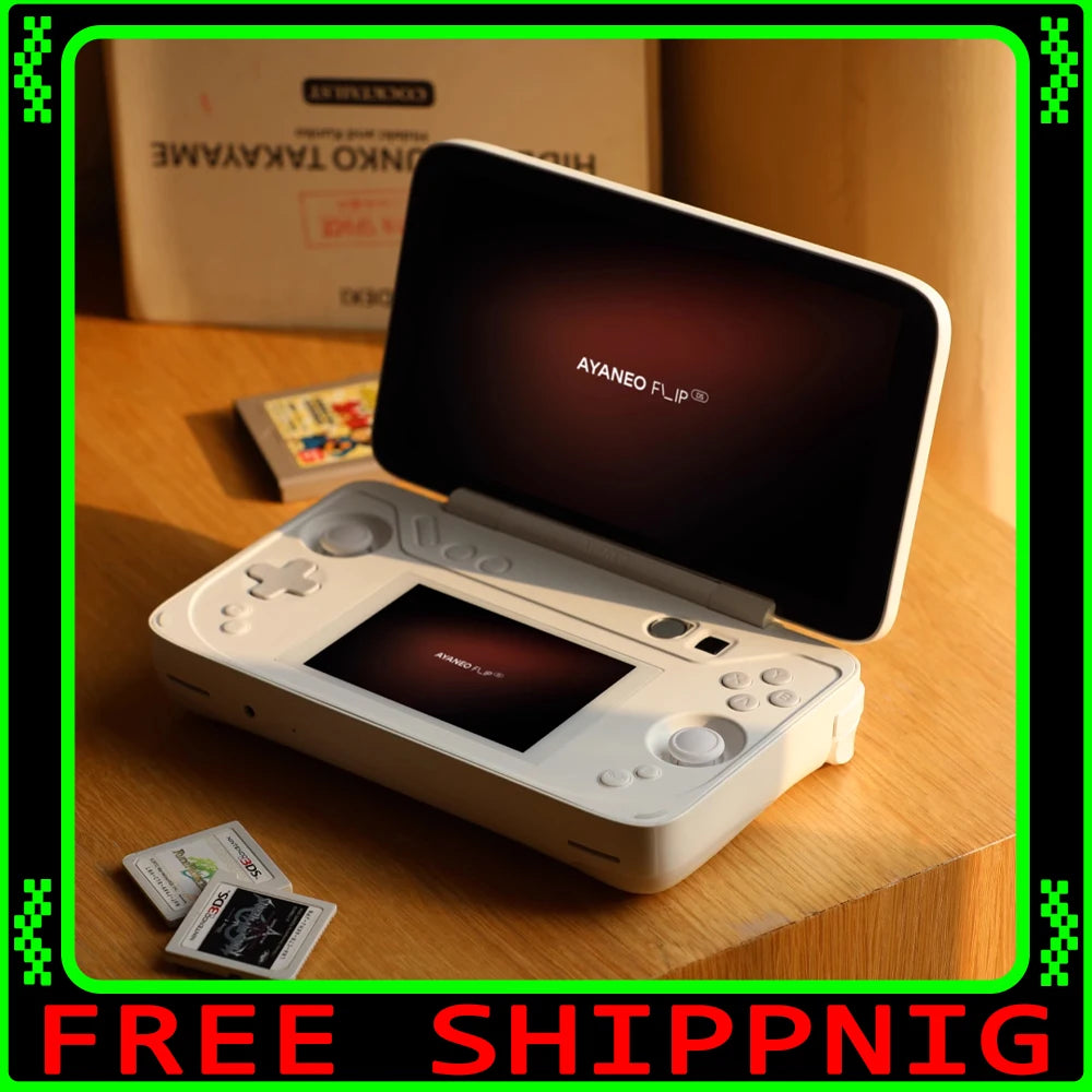 AYANEO FLIP DS/KBAMD Game Console 8840U Dual Screen Display 120HZ High Refresh Rate Two-in-One Computer PC Game Console Steam