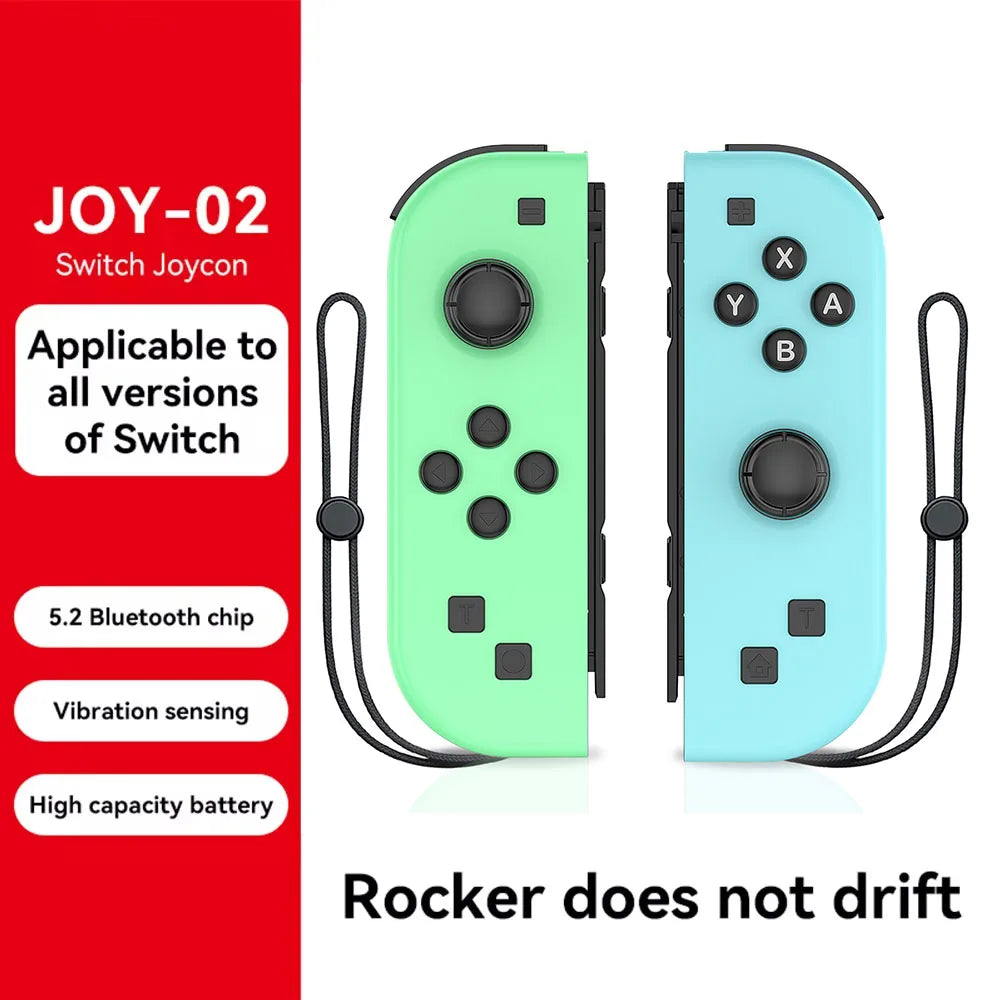 For Joy Pad Joycons For Nintendo Switch Joystick Mini Gamepad Controller Wireless Game Console Joypad Turbo Wake Up Function