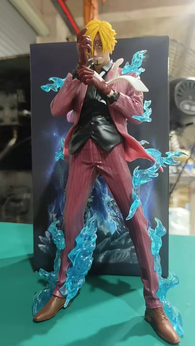 24cm One Piece Sanji Anime Figure Sanji Vinsmoke Action Figurine PVC Collection Model Ornament Statue Peripheral Toys Gift