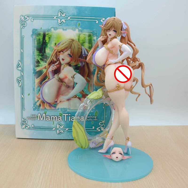 22cm Vertex Originals Elf Village Fifth Villager Kukuru Anime Girl Figure Chizuru Mizuhara/Succubus Titi Action Figure Model Toy