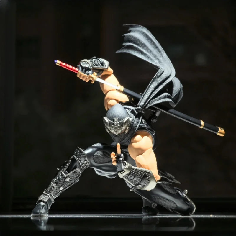 Genuine Kaiyodo Ninja Gaiden Ryu Hayabusa Yamaguchi Style Action Figure Movable Joint Toy Realistic PVC Figure Game Merch
