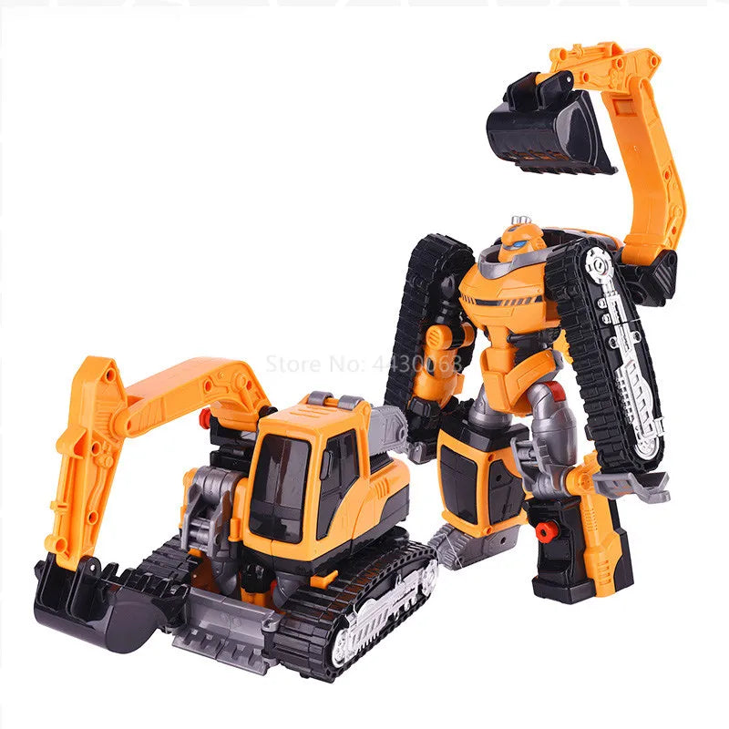 Newest Big ABS Tobot Transformation Robot Toys Korea Cartoon Brothers Anime Tobot Deformation Car Bulldozer Toys for Child Gift