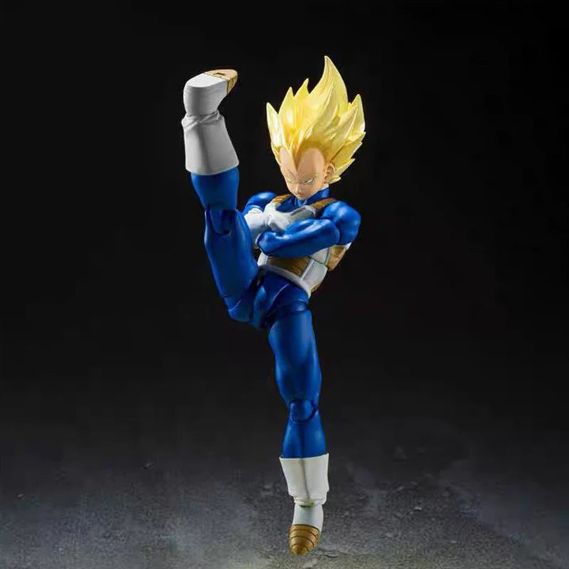 Shf Dragon Ball Z Anime Figures Super Saiyan Full Power Son Goku Vegeta Action Figure PVC Movable Collection Model Toys Gift