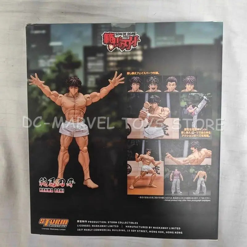 In Stock 1/12 Ko Storm Toys Demon Back Baki Hanma Anime Action Figure Figures Kibk05 Collectible Gifts Toys