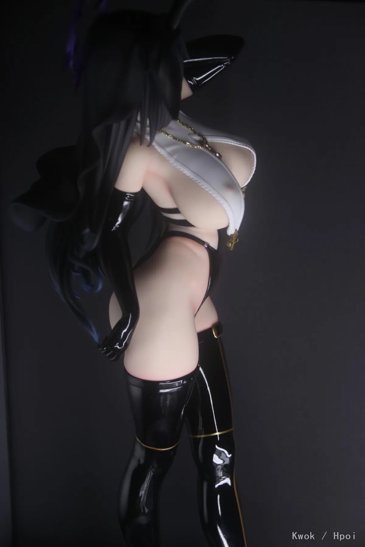 In Stock Original BEARPANDA1/4 Rabbit Nest Series Fourth Black Nun Bunny Girl Anime Figure Collection Model Toys