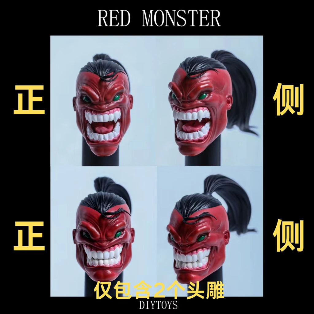 In Stock New Demon Unpainted Prototype Crimson Demon Standard And Deluxe Edition Collectible Model  Fast Dispatch Axytoys