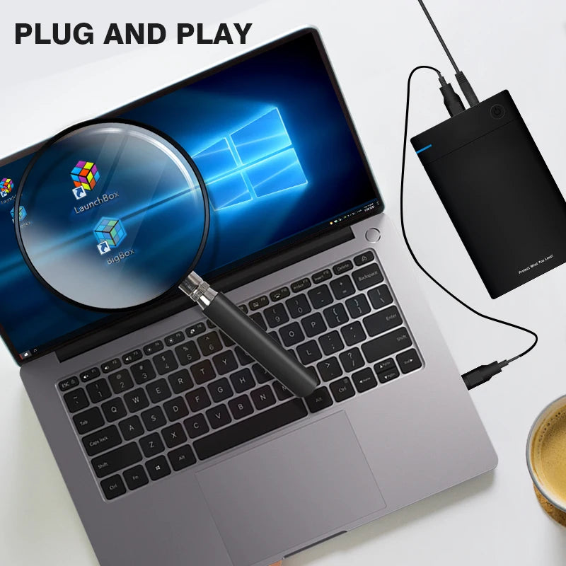 12TB Launchbox Game HDD with Big Box Super Console Built-in Emulator 45000+ Games For PS3/PS2/PS1/WII/SS/WIIU For Windows8/10/11