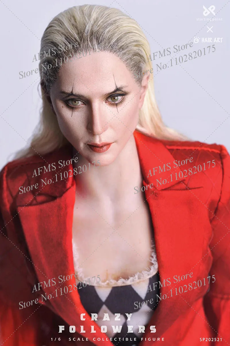 QD202501 1/6 Scale Collectible Figure Crazy Clown Lover Follower Singer 12Inch Women Soldier Action Figure Model Toys