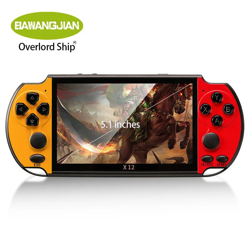 X7/X7 Plus Portable Gaming Console, 4.3/5.1-inch HD screen, Portable Audio-Video Player, Classic Games, Over 10,000 Free Built-