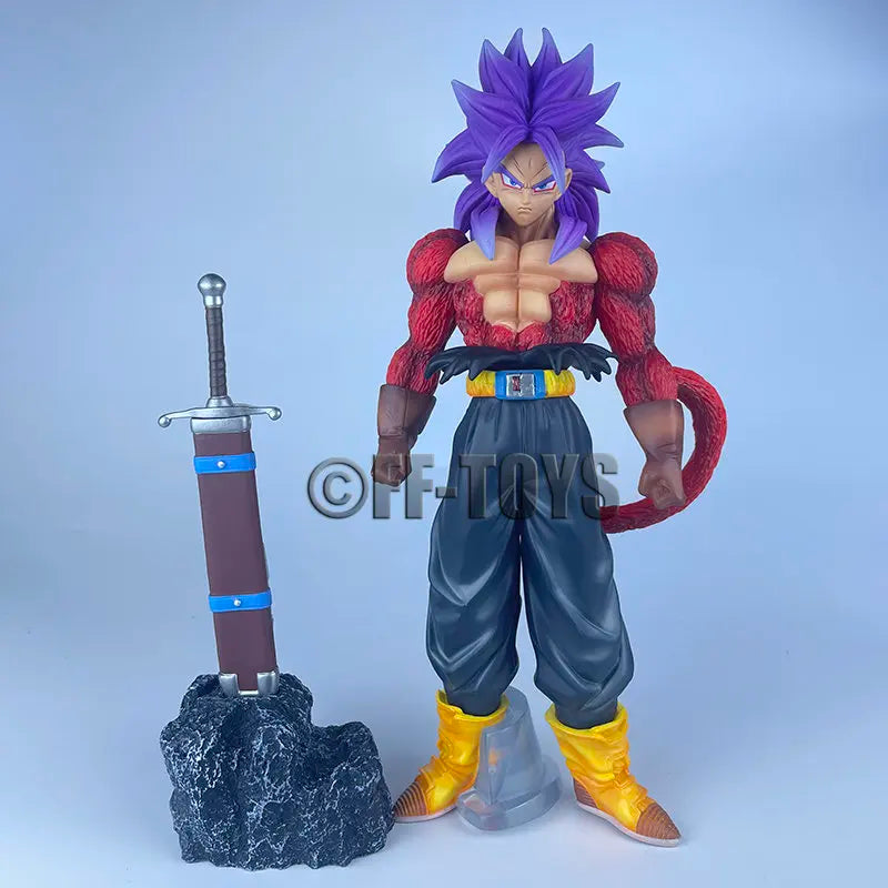 26CM Anime Dragon Ball Z Trunks Figures Future Trunks Ssj4 Figurine Action Figure PVC Statue Collection Model Toys Gifts