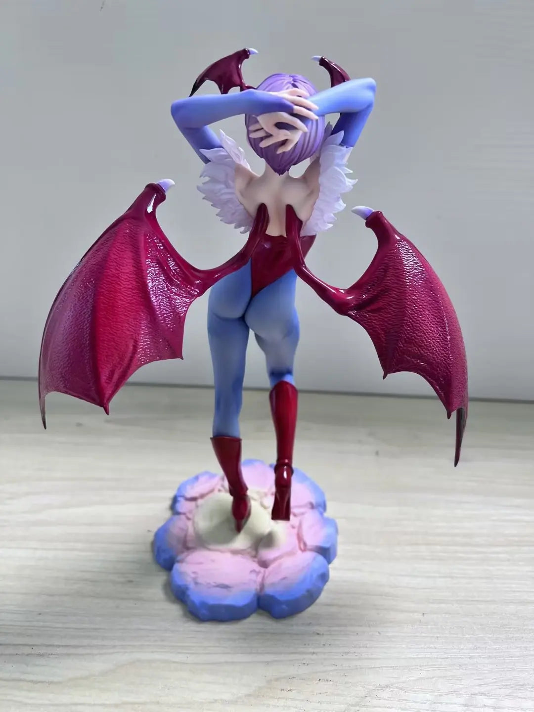 Hot Beautiful Girl Demon Succubus Monica Lilith Felicia Game Around The Animation Hand-Made Ornaments Model