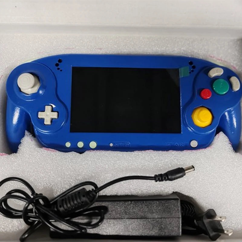 Hot selling original custom Wii/Gamecube portable handheld game console NGC 900 Ashida 5.0-inch IPS screen with charger in stock