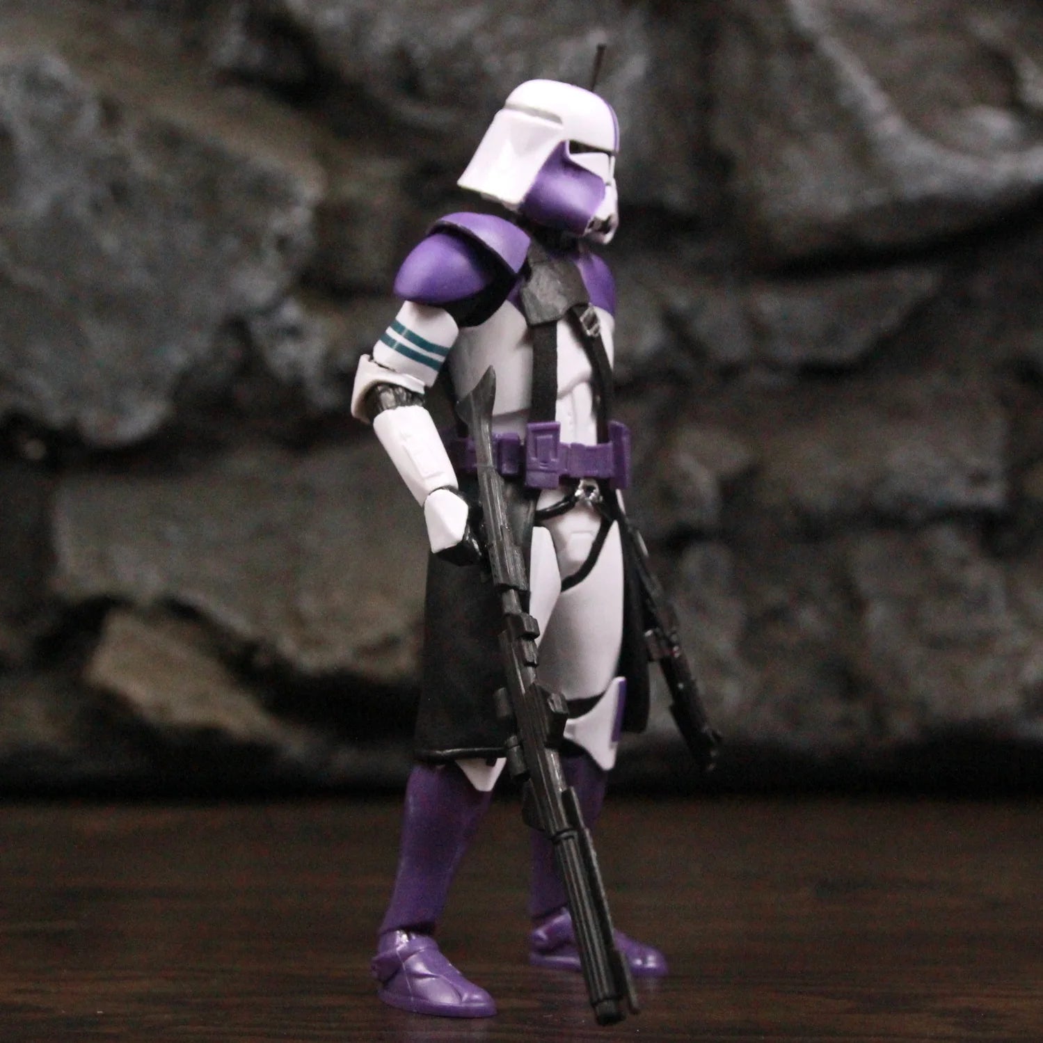 New Body 187th Legion Purple Phase II P2 ARF Trooper Commander Scout 6" Action Figure Mace Windu Republic Grand Army Clone Toys