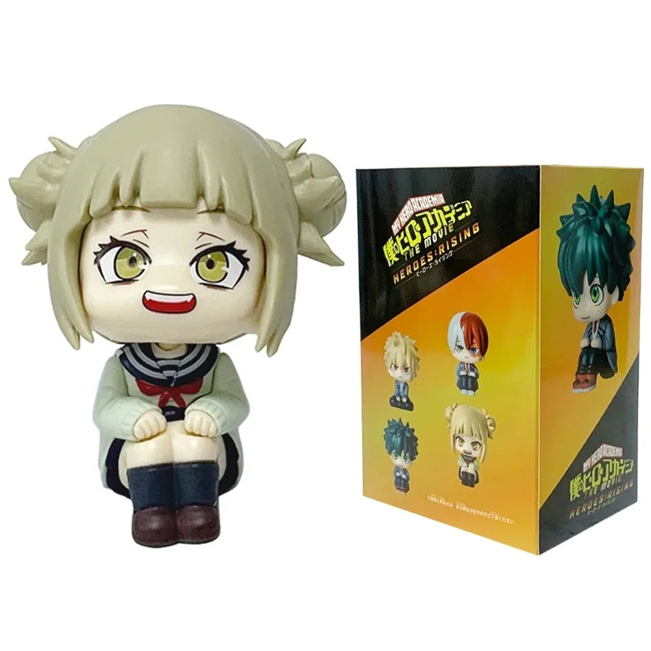 In Stock New Anime My Hero Academia Midoriya Izuku Bakugou Katsuki Ochaco Uraraka Anime Figure Toys for Kids Christmas Gift
