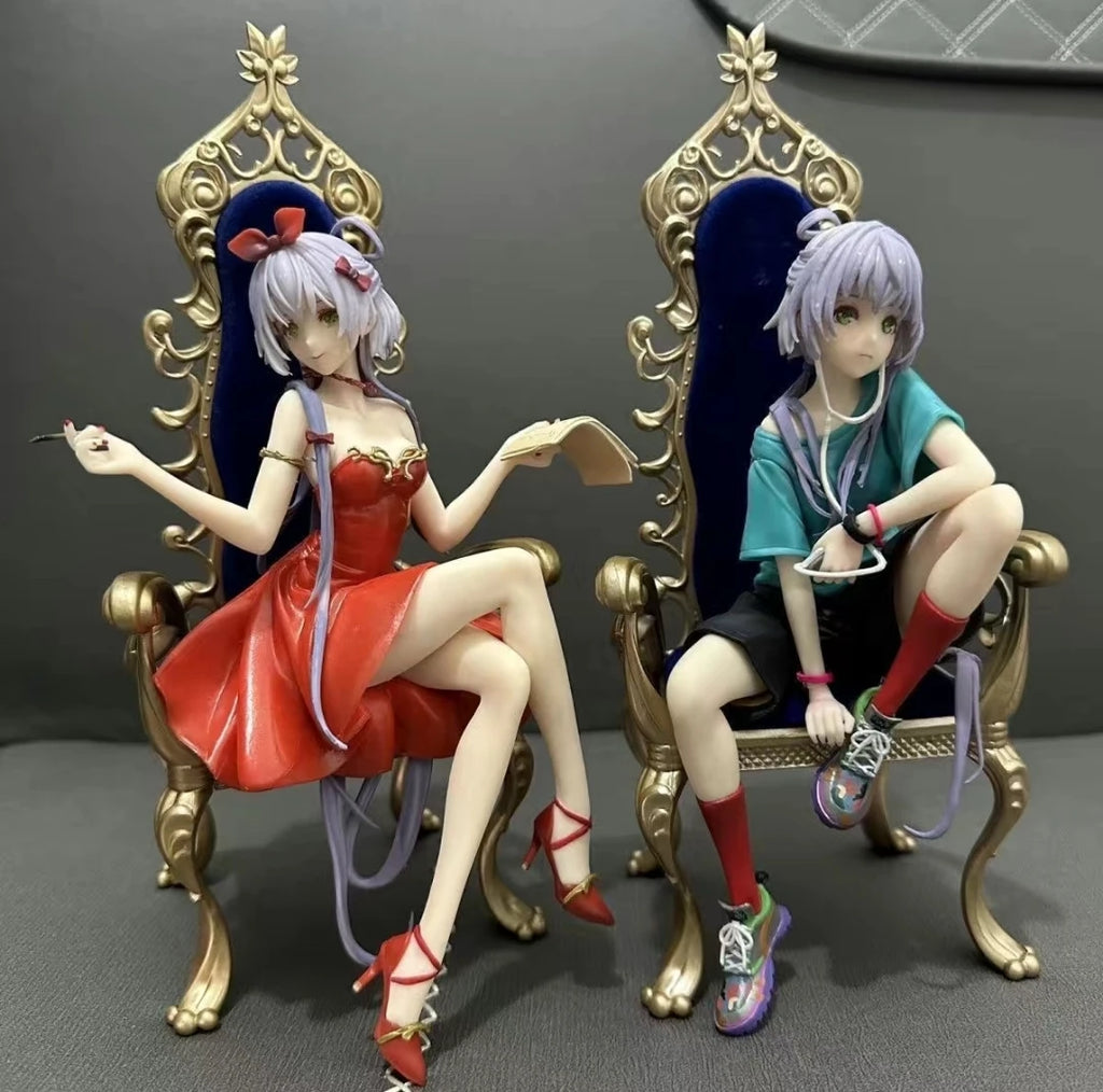 Blue orm Luo Tian Figure Ornament Gift Fairyland Tone Resin Material Static Model Collectible for Adults over 8