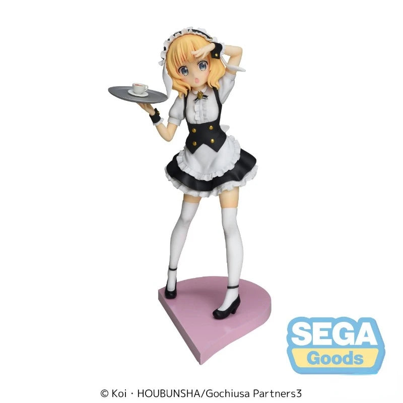 SEGA Genuine Is The Order A Rabbit? Anime Figure Kafuu Chino Kirima Syaro Hoto Kokoa Action Toys for Kids Gift Collectible Model