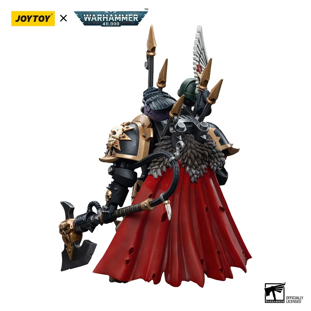 【In Stock】JOYTOY 1/18 Action Figure Warhammer 40K Chaos Black Legion Chaos Lord in Terminator Armour Collection Military