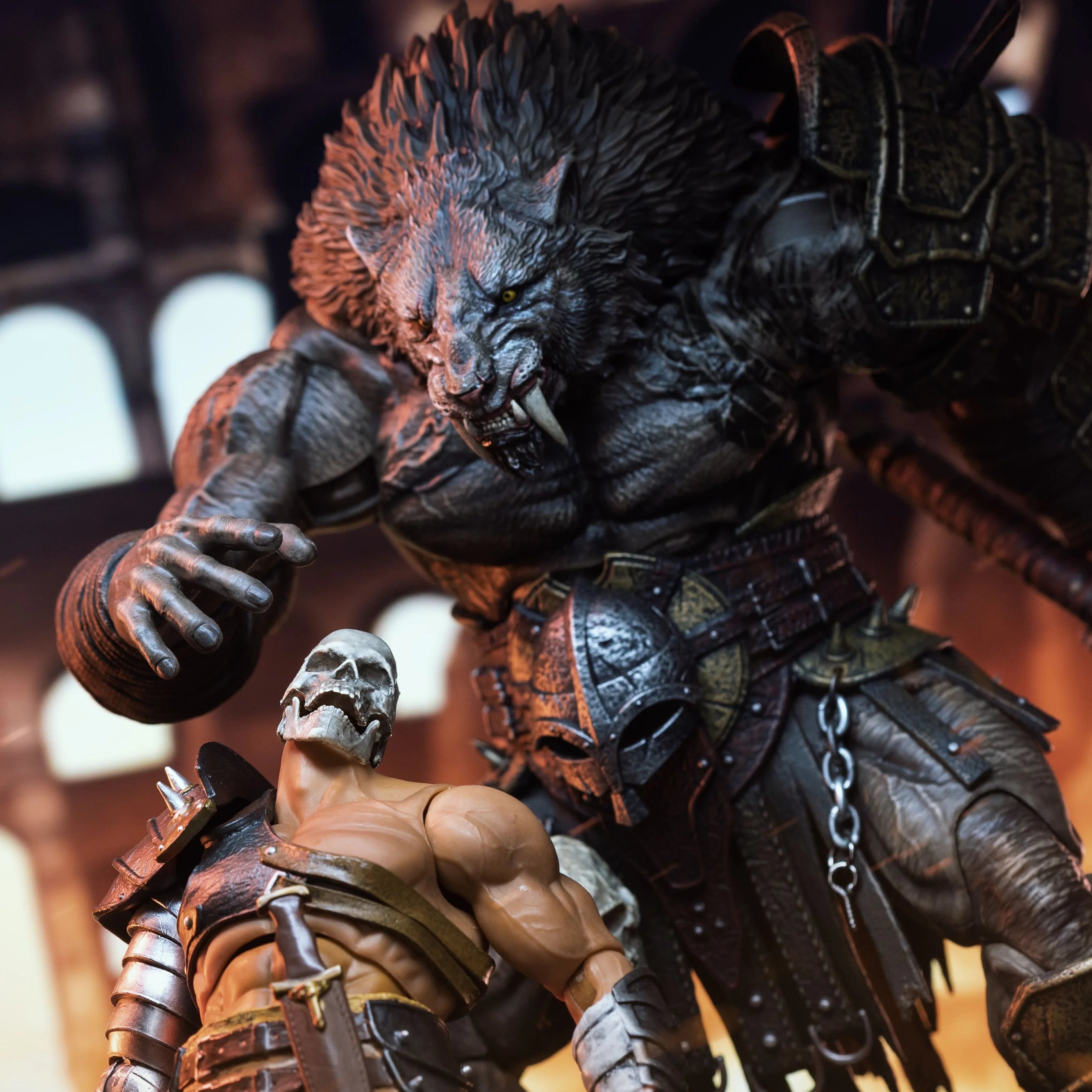 Xesray Gladiator Honor Battle Exhibition Limited Black Saber Toothed Tiger Red Rhino Action Figures Cartoon Model Gk Gifts