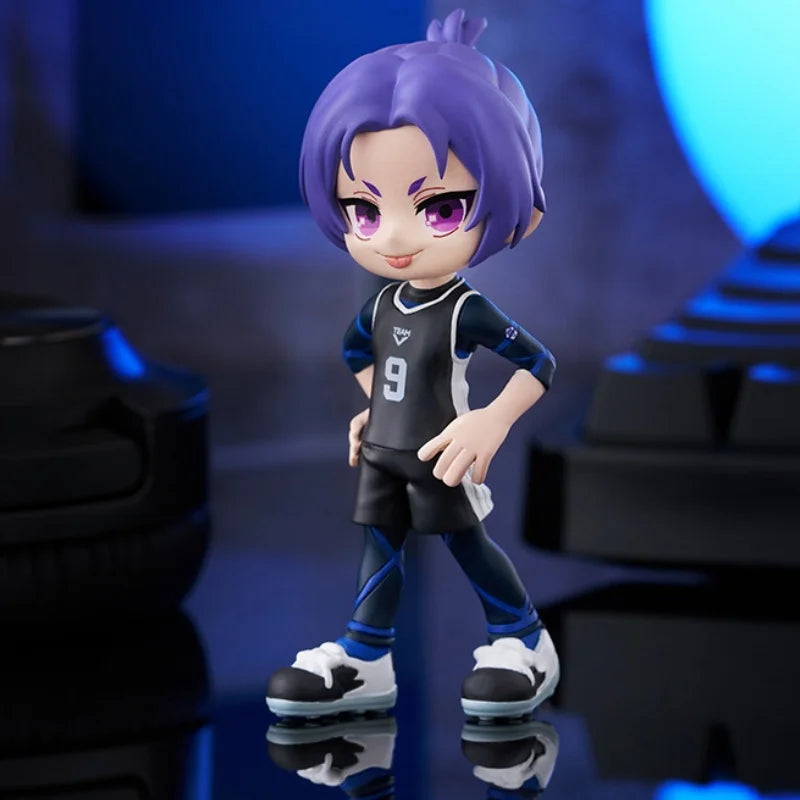 Blue Lock Kishinichi Chigiri Hyouma Ishimura Rin Q Edition Figure - Creative Anime Model, High-Value Doll Tabletop Ornament Gift