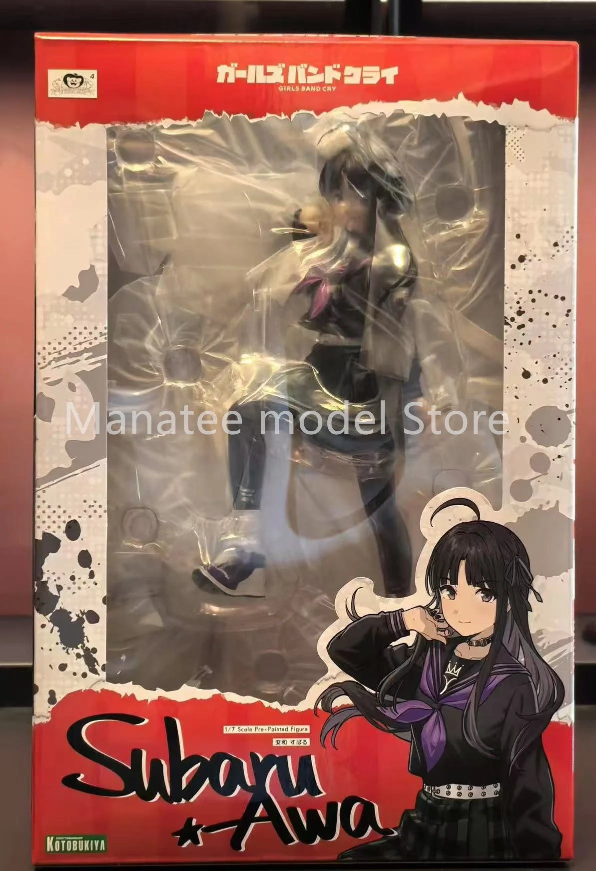 Kotobukiya Original Girls Band Cry Subaru Awa 1/7 PVC Action Figure Anime Model Toys Collection Doll Gift