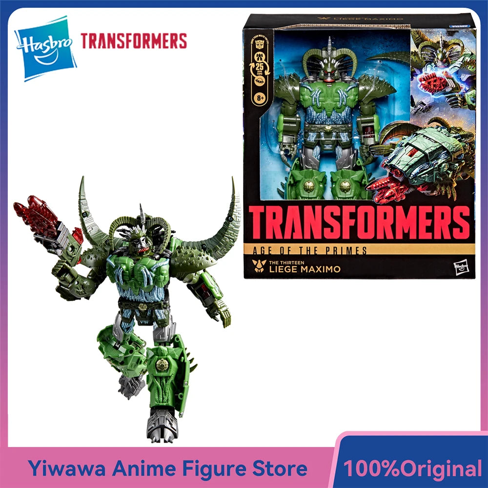 NEW Hasbro Transformers Age of the Primes The Thirteen Liege Maximo 21.5cm Leader Class Action Robot Figure Model Toys