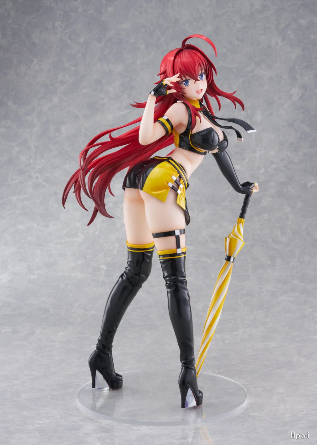 In Stock GOLDEN HEAD High School D×D HERO Rias Gremory Racing Queen Limited Edition 1/3.5 Scale Figure Toy Model Collection