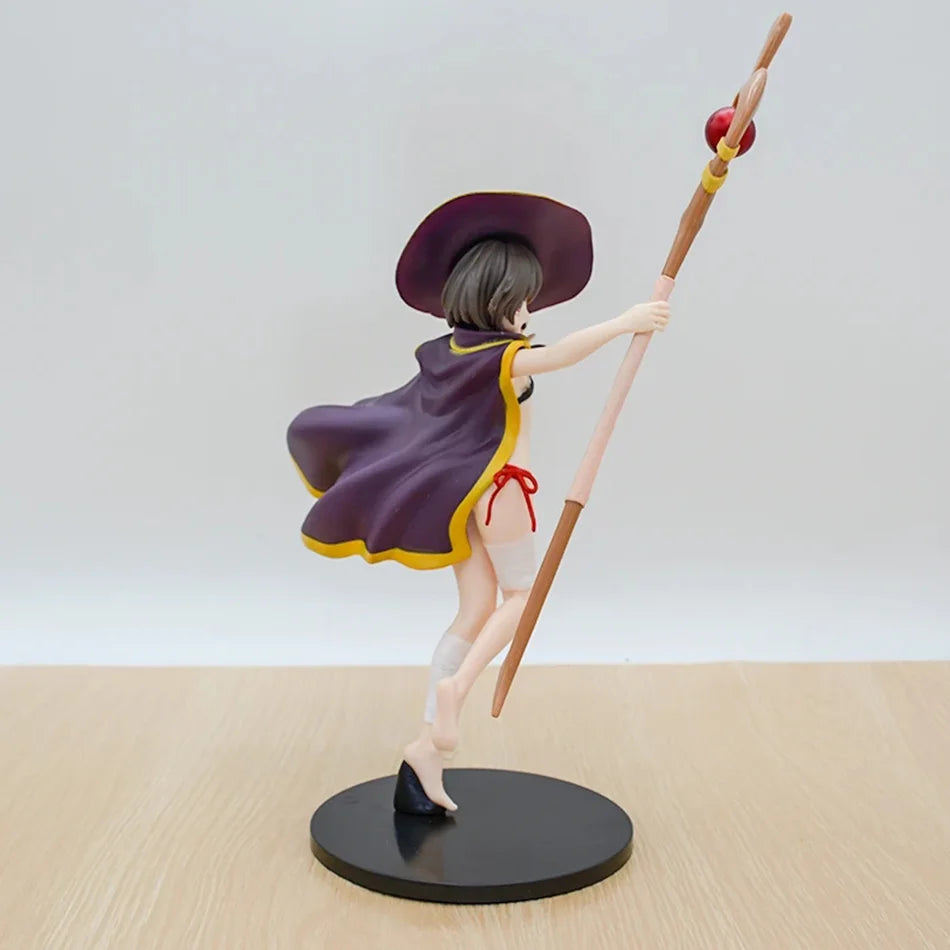 Megumin Badeanzug Anime Figur - PVC Action Modell Spielzeug aus ‚Gottes Segen für diese wunderbare Welt‘ für Mädchen Geschenk