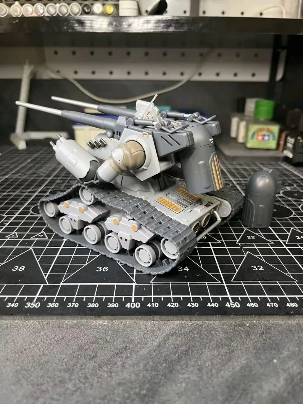 In Stock GB Model HG GTO 1/144 RTX-65 Early Type Guntank  Assembly Model Kits Anime Action Figure Robot Plastic Model Gift Toys