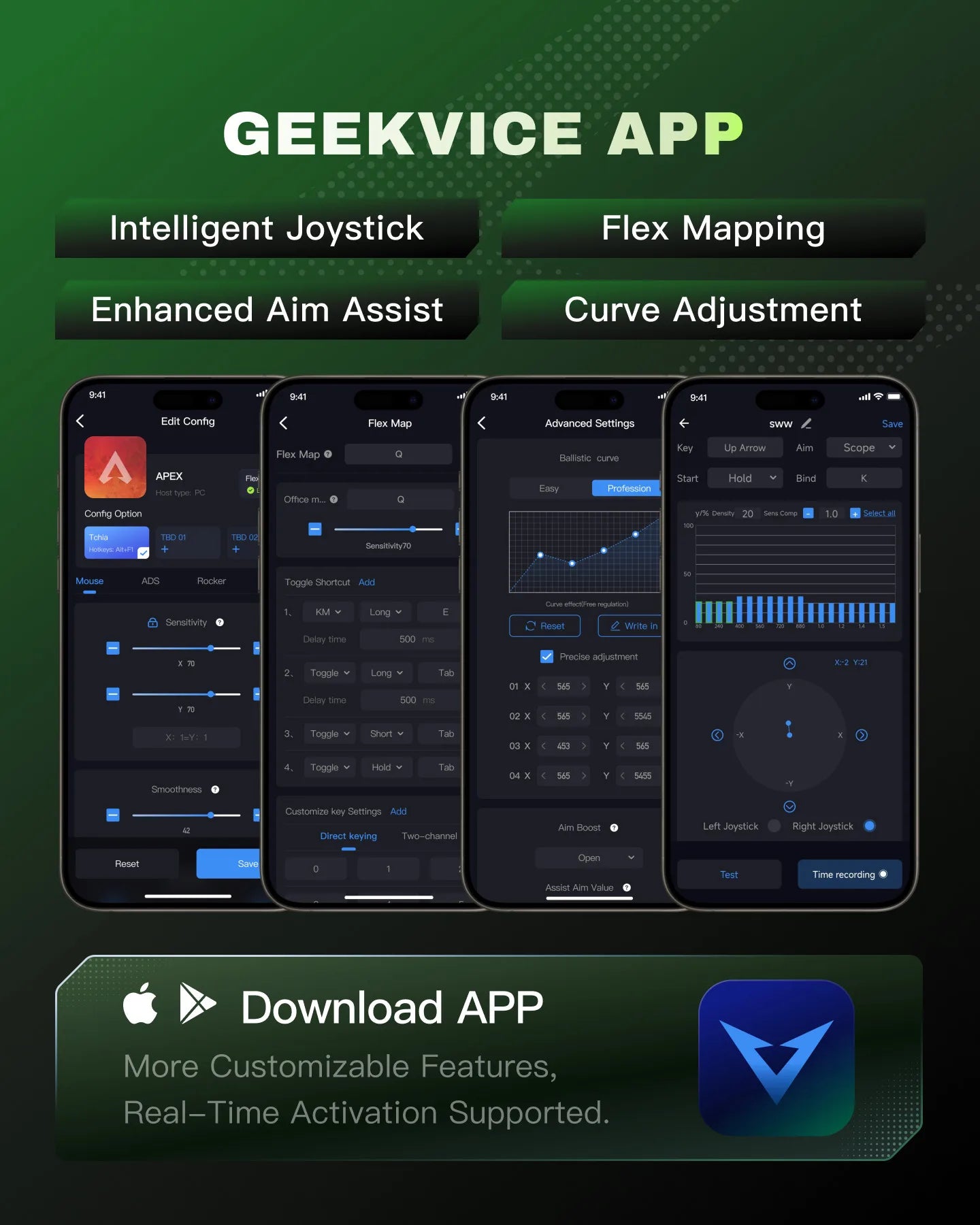 Aimzenix AX200 PC Apeax Gaming K&M Steam Game Converter/Adapter/App Customization, 1000Hz Reporting Rate