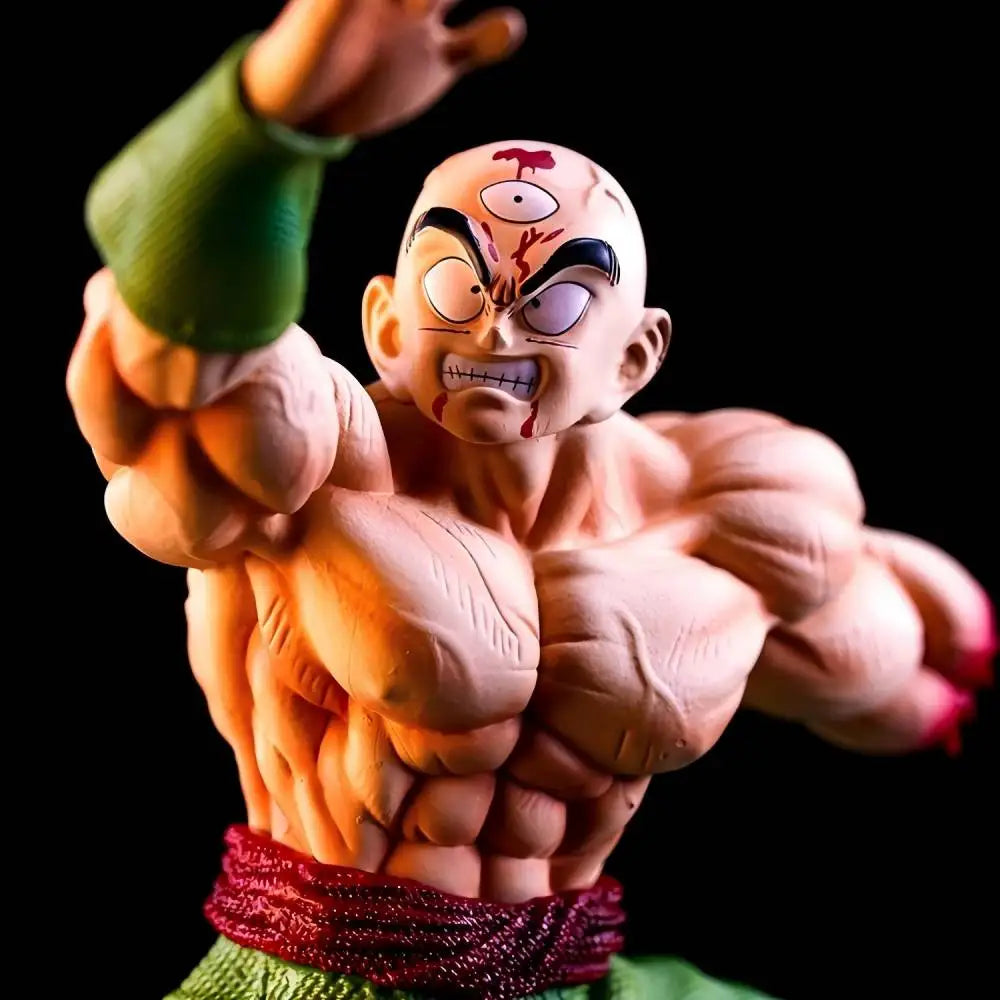 Anime Dragon Ball Z Tien Shinhan Figure DBZ Action Figure Collection Statue Model Figurine Toy Gift 24.5cm/9.6in