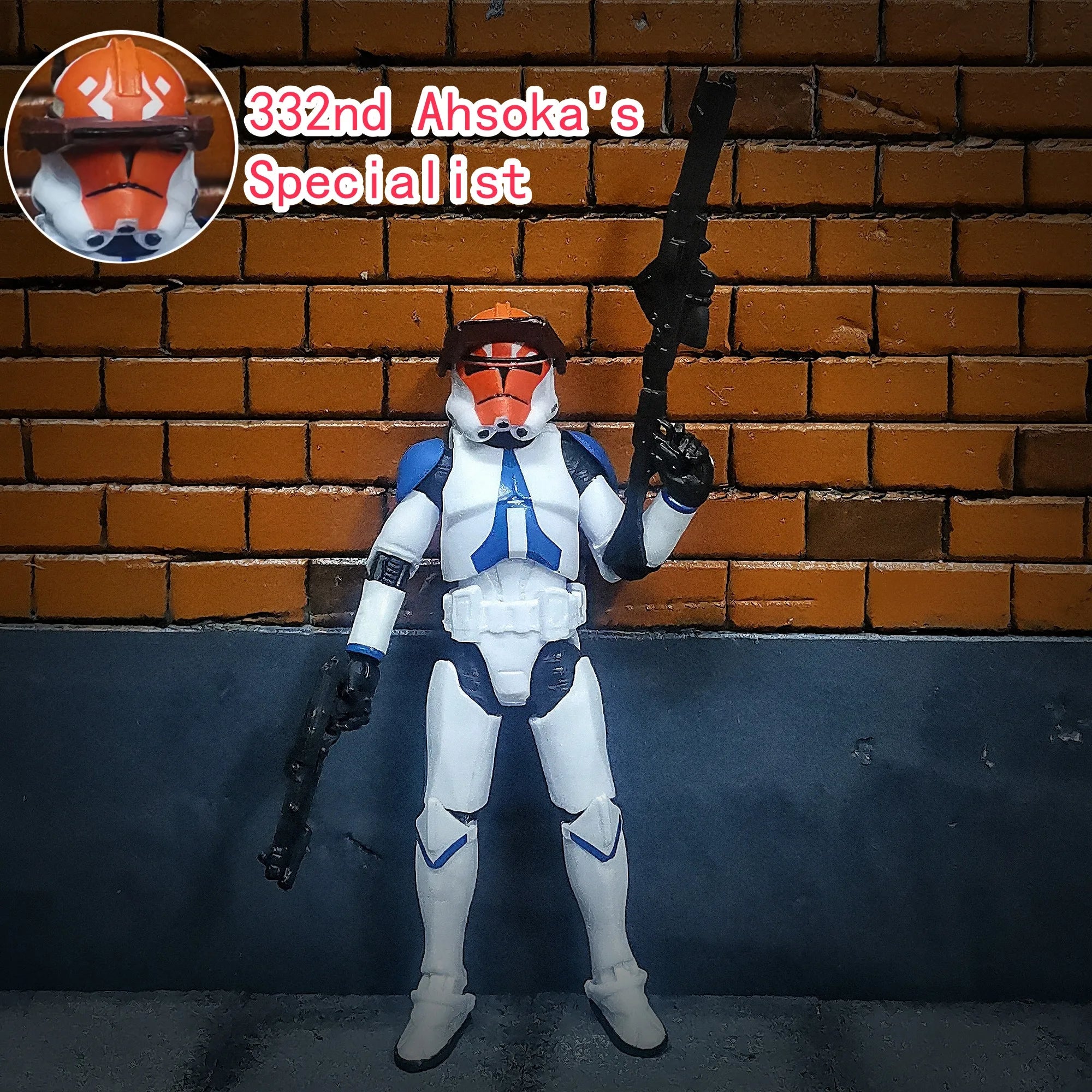 Star Wars 3.75 Inch  Clone Trooper 1/18 187th Legion  Shock Coruscant Guard Action Figure Windu Fox  Toys Model Loose